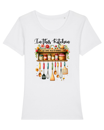 pentru pasiune culinară - In this kitchen we make messes and memories White