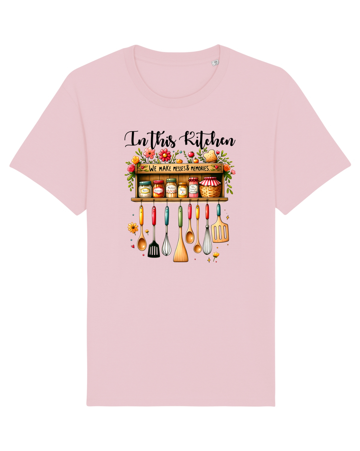 Tricou mânecă scurtă Unisex Rocker Cotton Pink