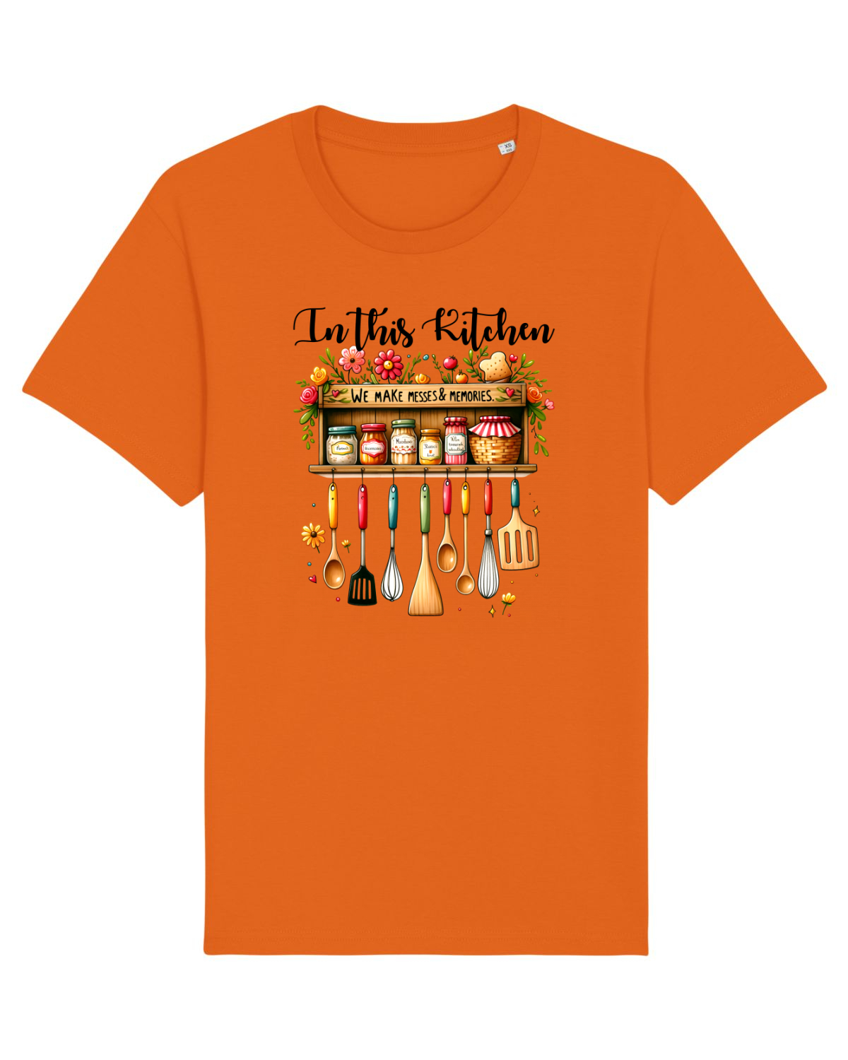 Tricou mânecă scurtă Unisex Rocker Bright Orange