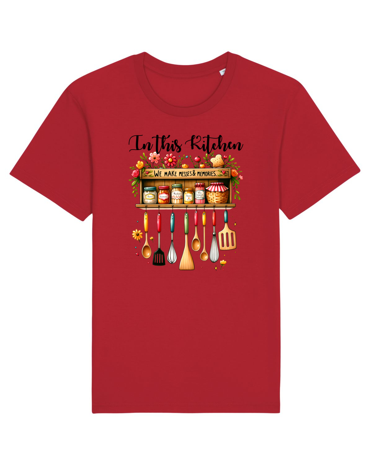 Tricou mânecă scurtă Unisex Rocker Red