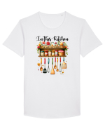 pentru pasiune culinară - In this kitchen we make messes and memories Tricou mânecă scurtă guler larg Bărbat Skater