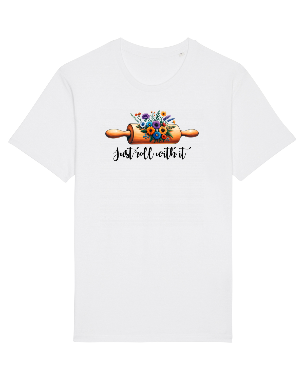 Tricou mânecă scurtă Unisex Rocker White