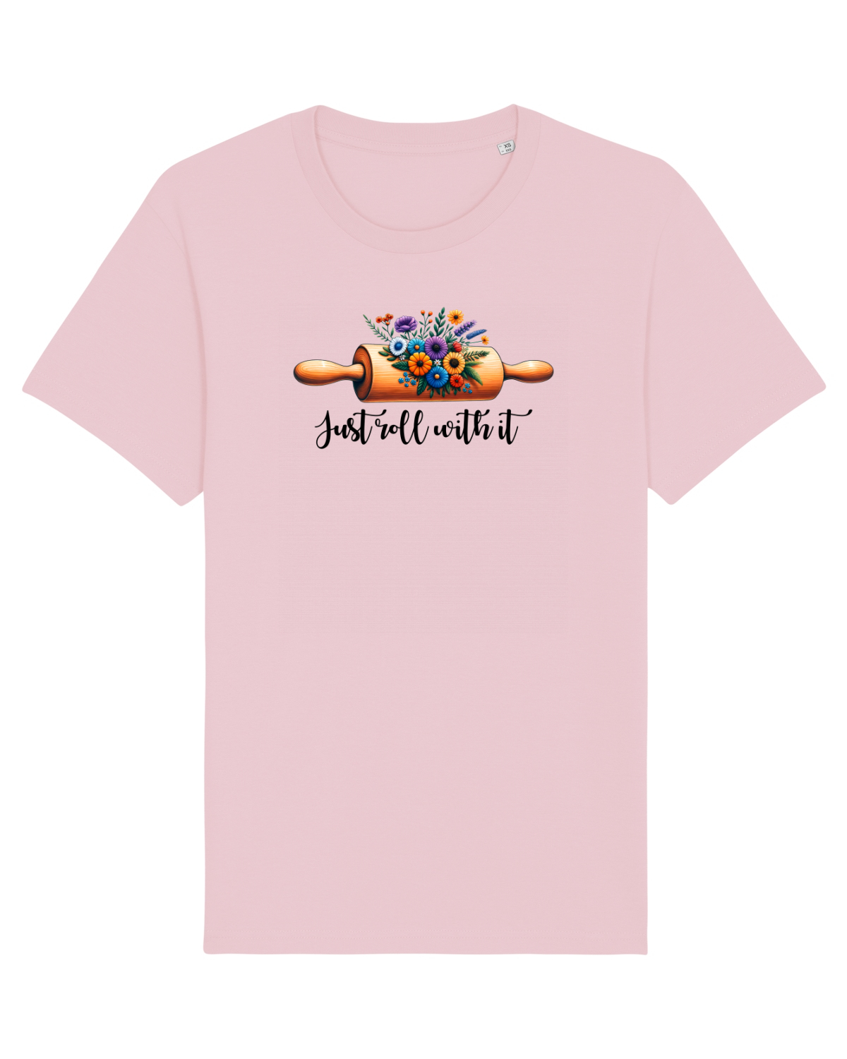 Tricou mânecă scurtă Unisex Rocker Cotton Pink