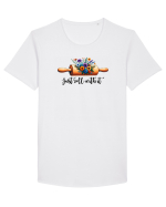 pentru pasiune culinară - Just roll with it Tricou mânecă scurtă guler larg Bărbat Skater
