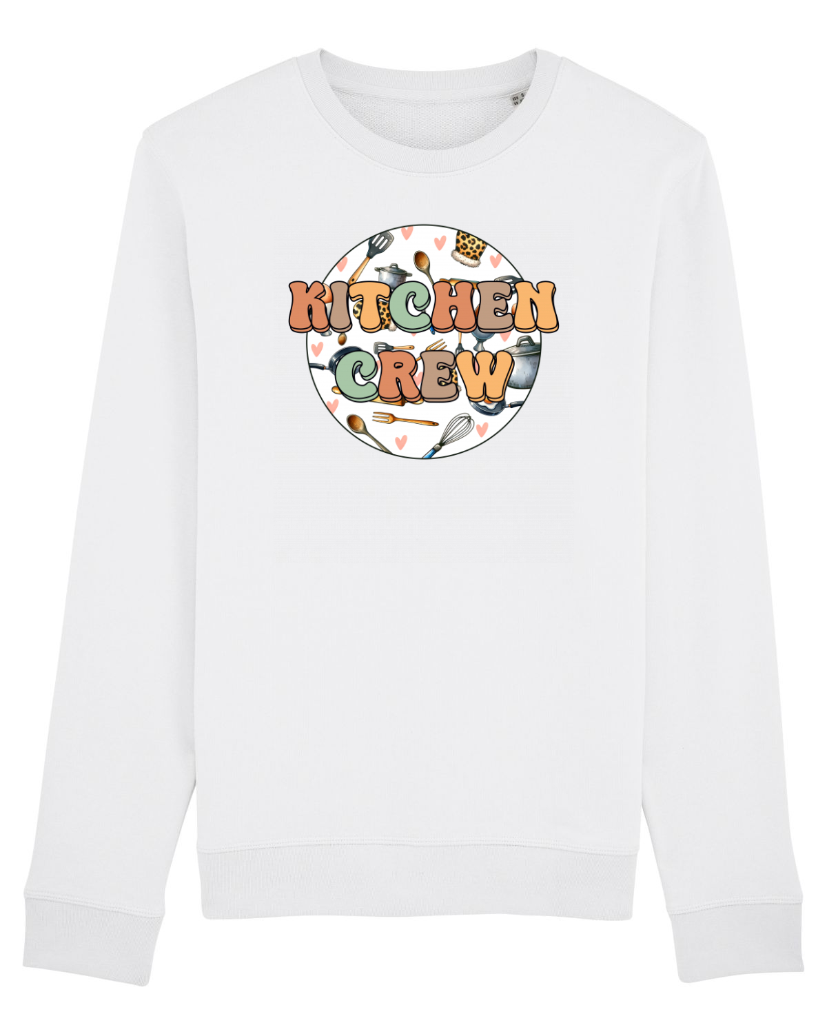 Bluză mânecă lungă Unisex Rise White