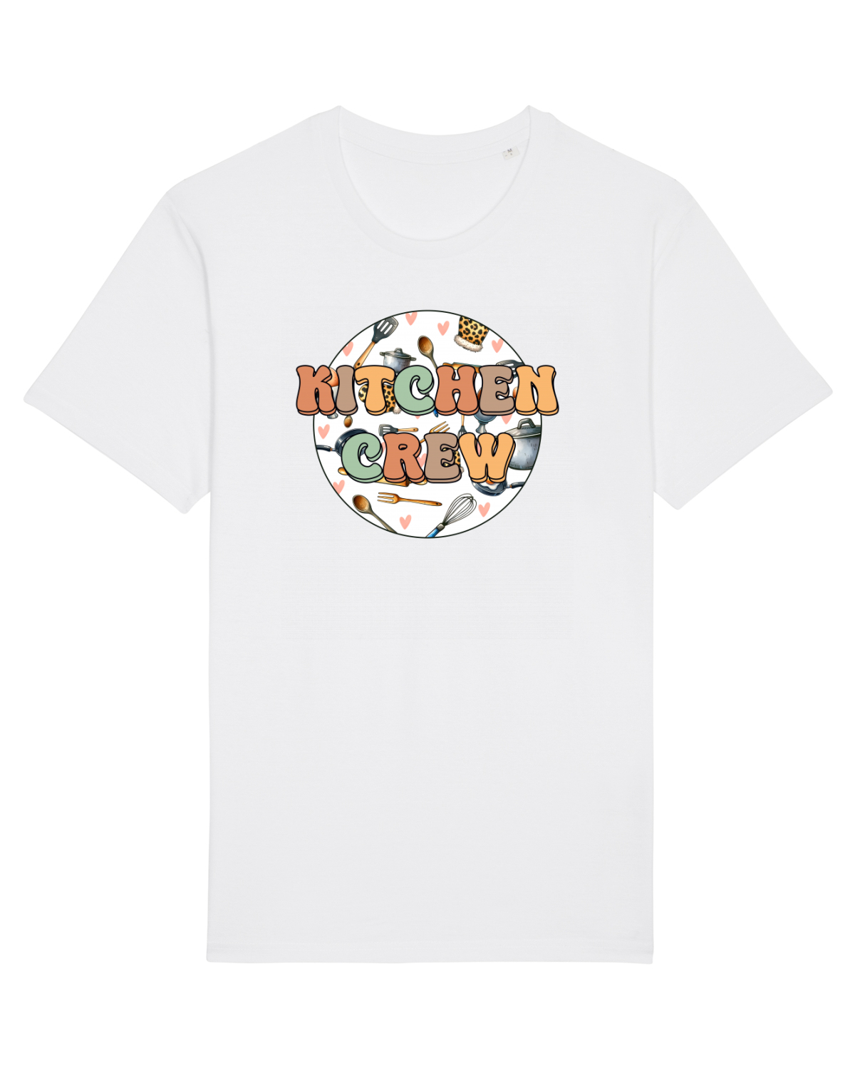 Tricou mânecă scurtă Unisex Rocker White