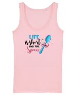 pentru pasiune culinară - Life is short lick the spoon Maiou Damă Dreamer