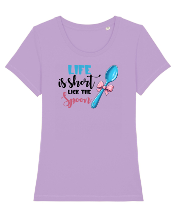 pentru pasiune culinară - Life is short lick the spoon Lavender Dawn