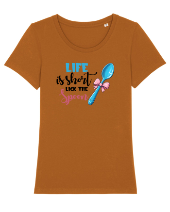pentru pasiune culinară - Life is short lick the spoon Roasted Orange