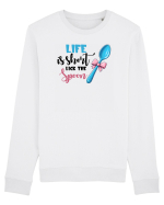pentru pasiune culinară - Life is short lick the spoon Bluză mânecă lungă Unisex Rise