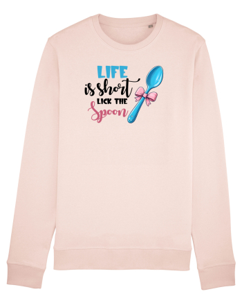 pentru pasiune culinară - Life is short lick the spoon Candy Pink