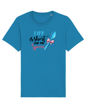 pentru pasiune culinară - Life is short lick the spoon Azur
