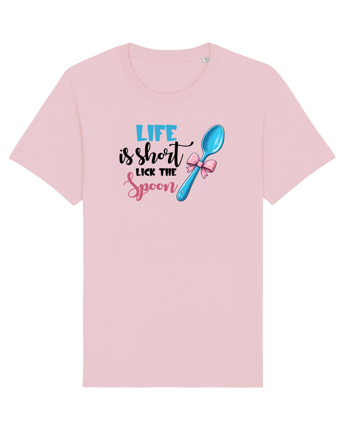Tricou mânecă scurtă Unisex Rocker Cotton Pink