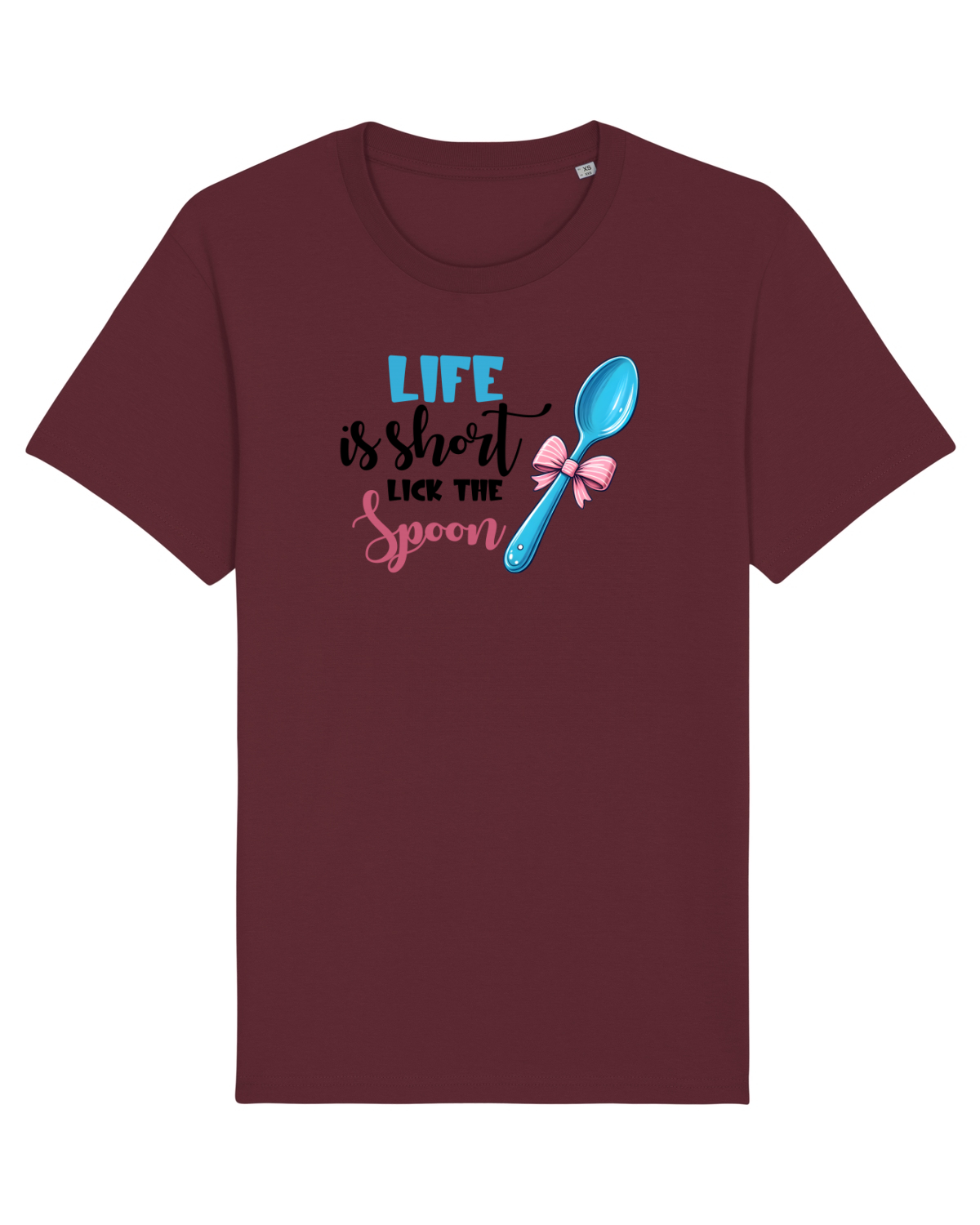 Tricou mânecă scurtă Unisex Rocker Burgundy