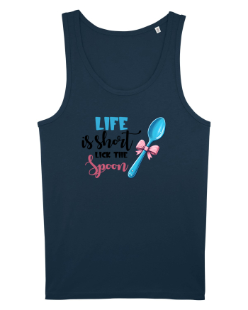 pentru pasiune culinară - Life is short lick the spoon Navy