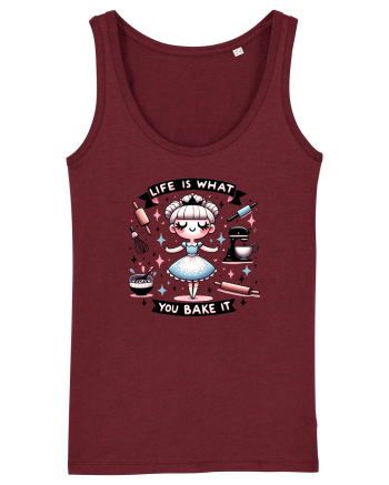 pentru pasiune culinară - Life is what you bake it Burgundy