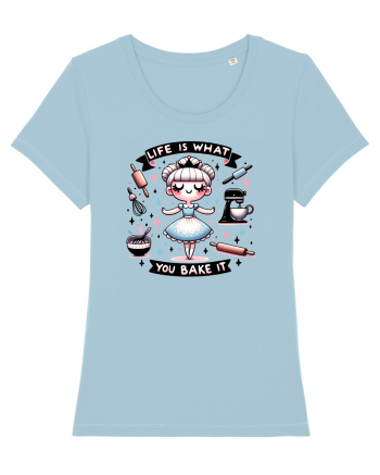 pentru pasiune culinară - Life is what you bake it Sky Blue