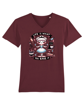 pentru pasiune culinară - Life is what you bake it Burgundy