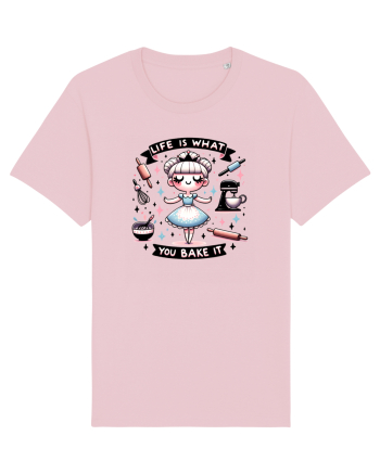 pentru pasiune culinară - Life is what you bake it Cotton Pink
