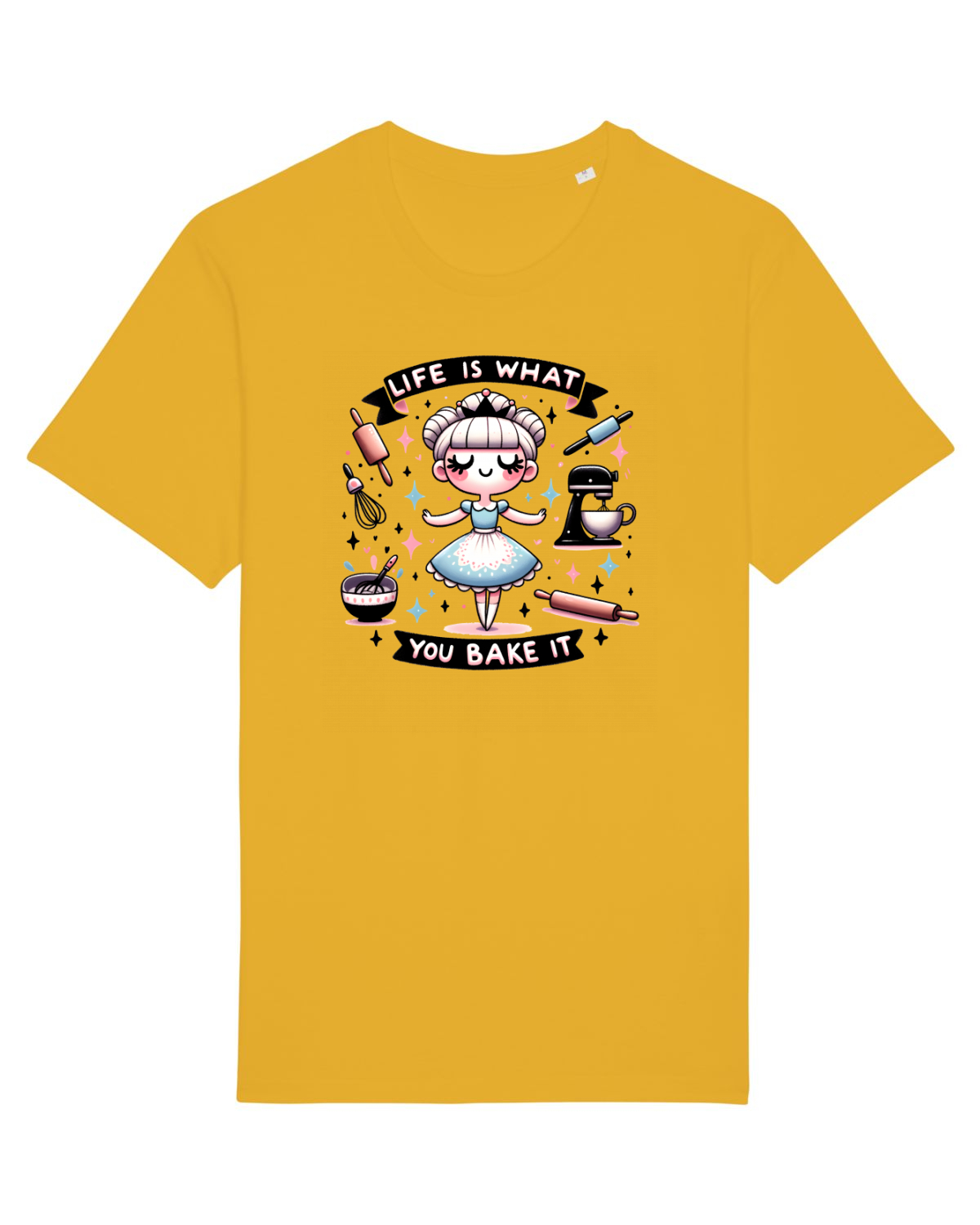 Tricou mânecă scurtă Unisex Rocker Spectra Yellow