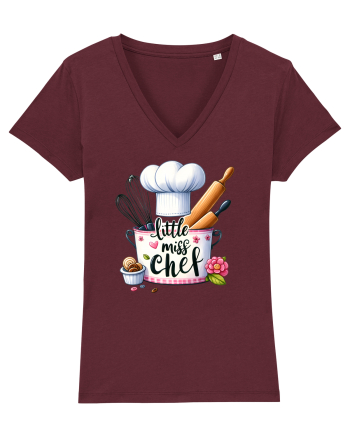 pentru pasiune culinară - Little miss chef Burgundy