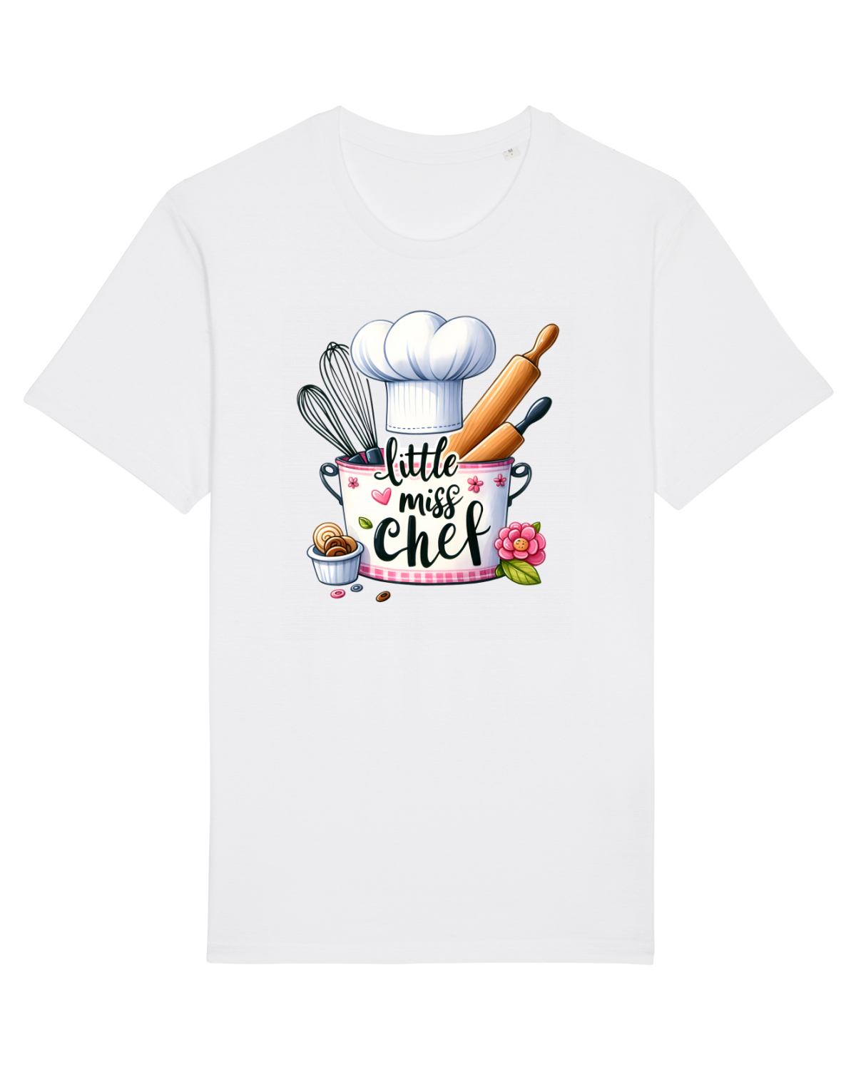 Tricou mânecă scurtă Unisex Rocker White