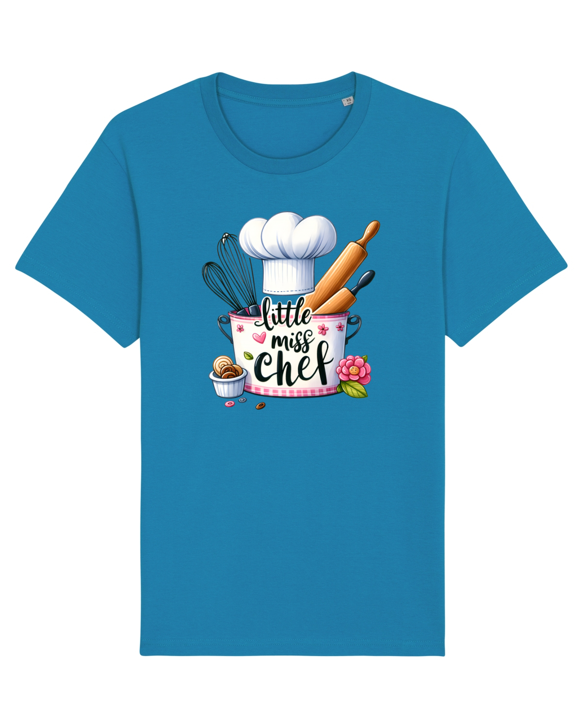 Tricou mânecă scurtă Unisex Rocker Azur
