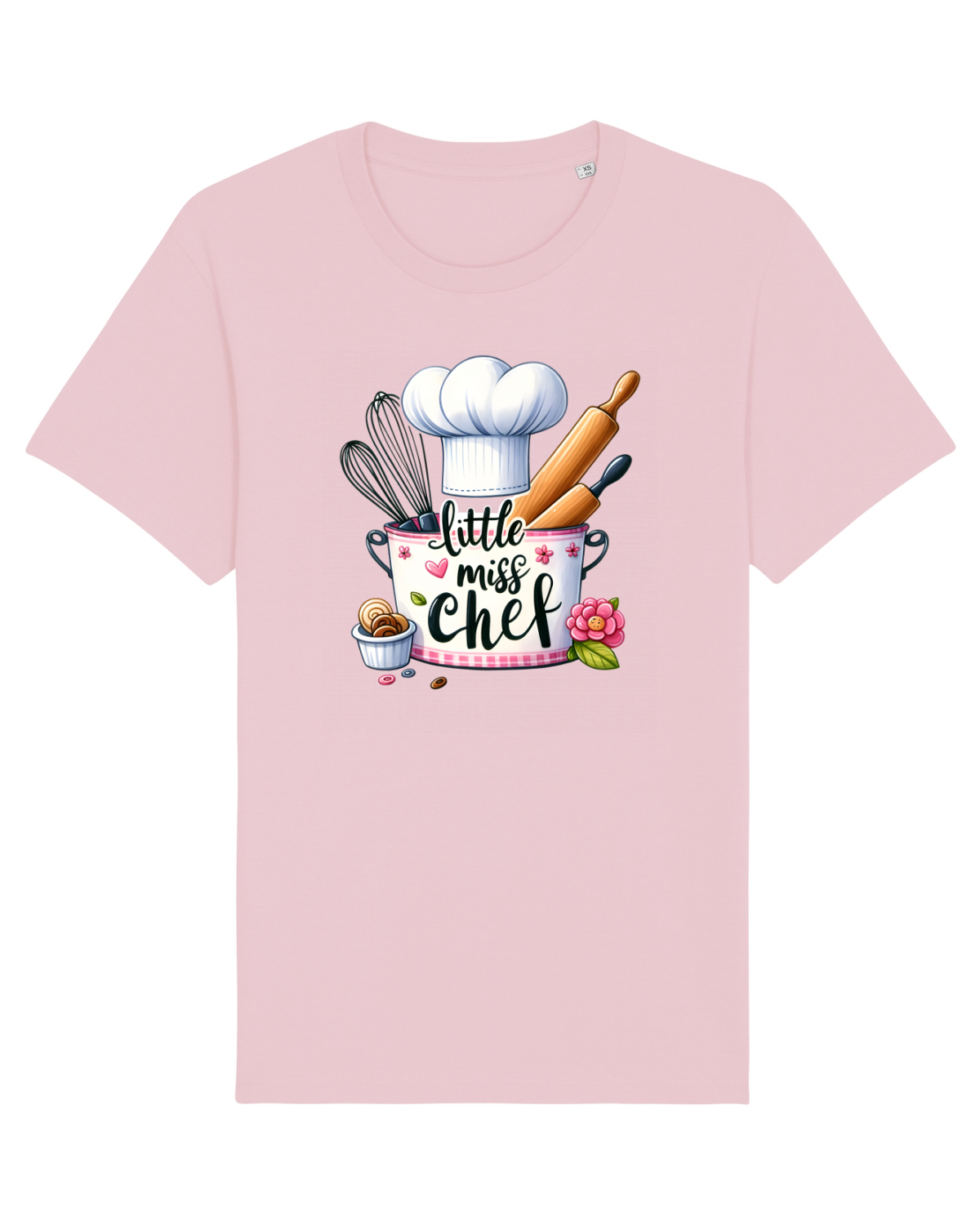 Tricou mânecă scurtă Unisex Rocker Cotton Pink