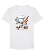 pentru pasiune culinară - Little miss chef Tricou mânecă scurtă guler larg Bărbat Skater
