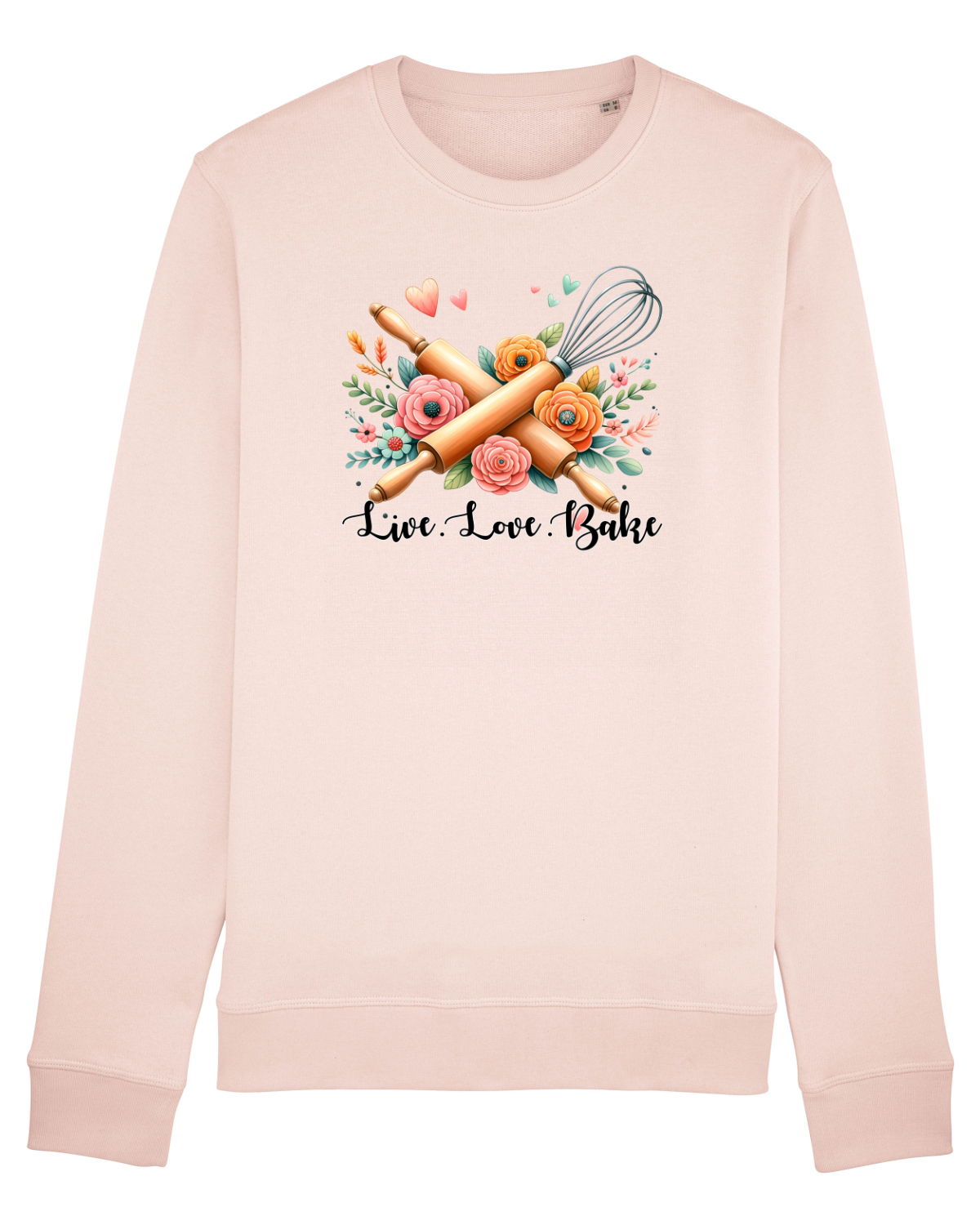 Bluză mânecă lungă Unisex Rise Candy Pink