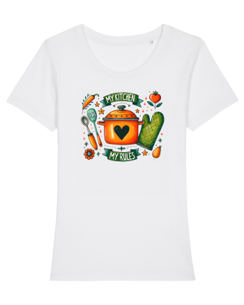 pentru pasiune culinară - My kitchen my rules White