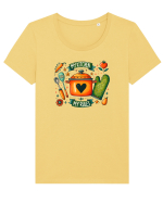 pentru pasiune culinară - My kitchen my rules Tricou mânecă scurtă guler larg fitted Damă Expresser