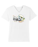 pentru pasiune culinară - No bitchin in my kitchen Tricou mânecă scurtă guler V Bărbat Presenter