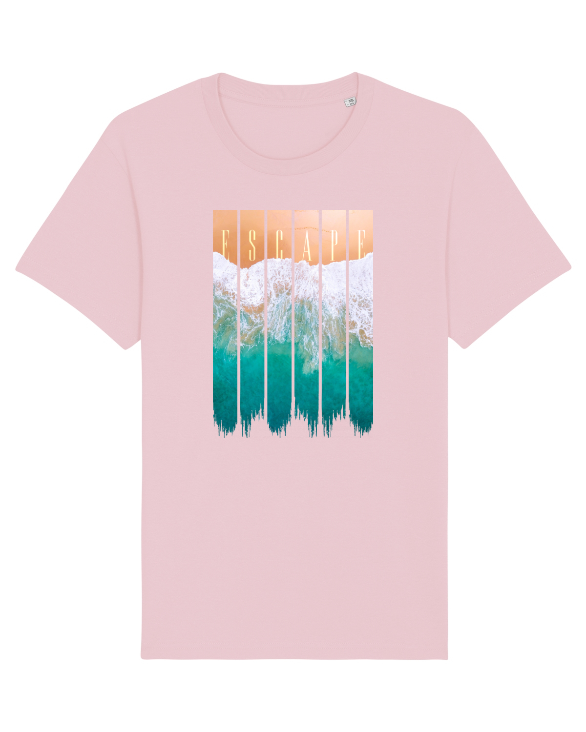 Tricou mânecă scurtă Unisex Rocker Cotton Pink
