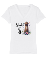 pentru pasiune culinară - Shake it off Tricou mânecă scurtă guler V Damă Evoker