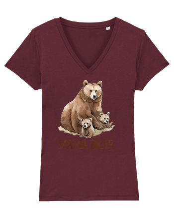 cu afectiune de Ziua Mamei - Mama bear Burgundy