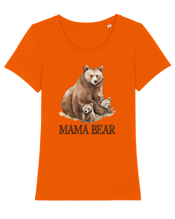 cu afectiune de Ziua Mamei - Mama bear Bright Orange