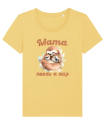 cu afectiune de Ziua Mamei - Mama need a nap Tricou mânecă scurtă guler larg fitted Damă Expresser