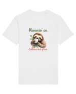 cu afectiune de Ziua Mamei - Mommin on caffeine and grace Tricou mânecă scurtă Unisex Rocker