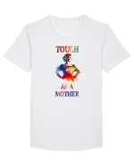 cu afectiune de Ziua Mamei - Tough as a mother Tricou mânecă scurtă guler larg Bărbat Skater