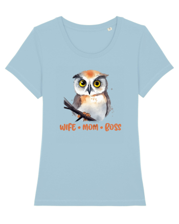 cu afectiune de Ziua Mamei - Wife mom boss Sky Blue
