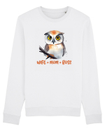cu afectiune de Ziua Mamei - Wife mom boss Bluză mânecă lungă Unisex Rise