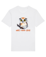 cu afectiune de Ziua Mamei - Wife mom boss Tricou mânecă scurtă Unisex Rocker