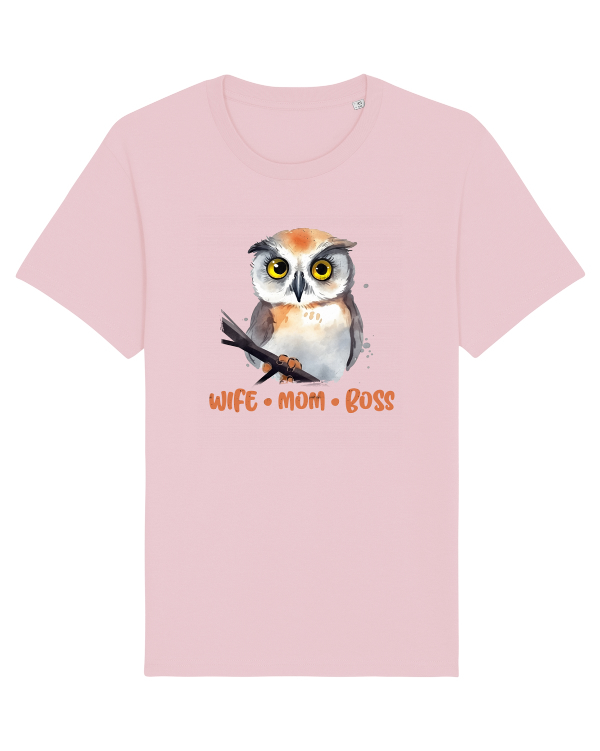 Tricou mânecă scurtă Unisex Rocker Cotton Pink