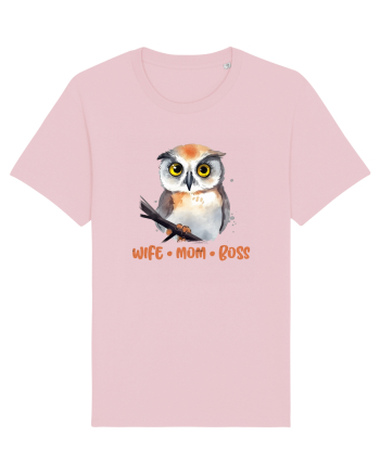 cu afectiune de Ziua Mamei - Wife mom boss Cotton Pink