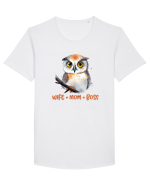 cu afectiune de Ziua Mamei - Wife mom boss Tricou mânecă scurtă guler larg Bărbat Skater