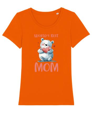 cu afectiune de Ziua Mamei - Worlds best loving mom Bright Orange