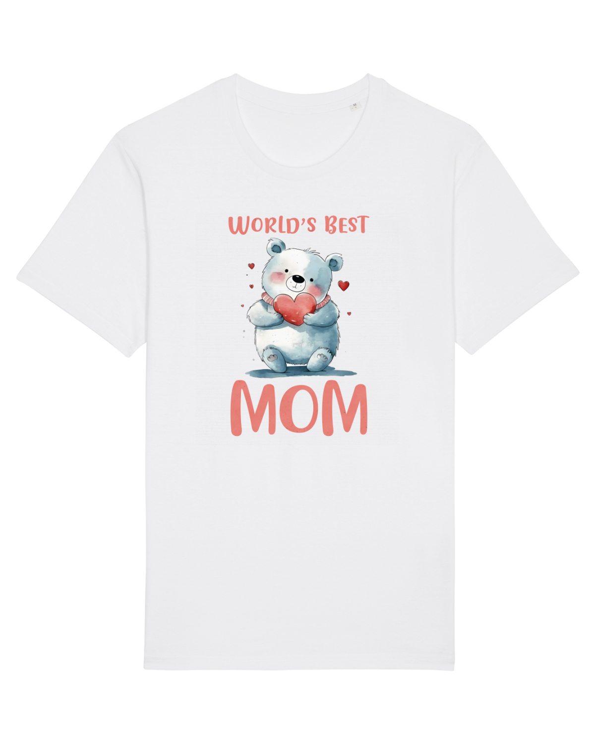 Tricou mânecă scurtă Unisex Rocker White