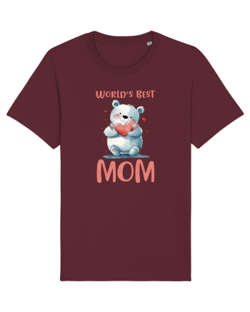cu afectiune de Ziua Mamei - Worlds best loving mom Burgundy