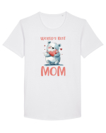 cu afectiune de Ziua Mamei - Worlds best loving mom Tricou mânecă scurtă guler larg Bărbat Skater
